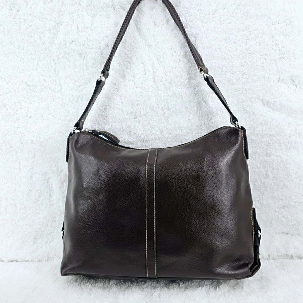Relic Brown Pebble Faux Leather Shoulder Bag
